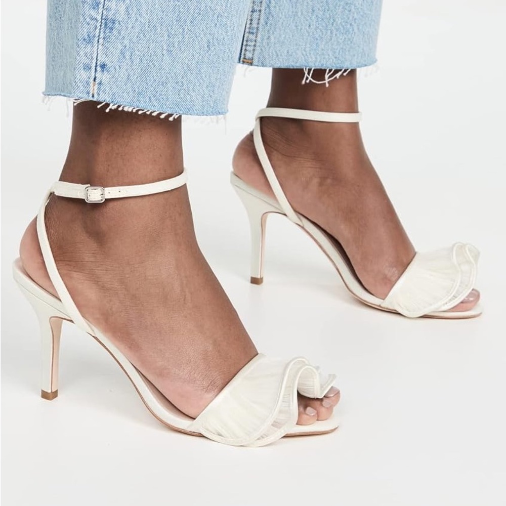 Loeffler Randall Cream Heels